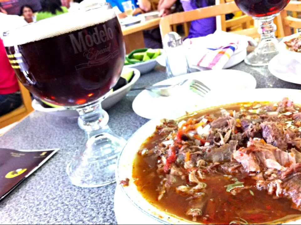 Snapdishの料理写真:Birria メキシコシティ1美味いと思われる、羊の煮込みスープ|mex dishさん