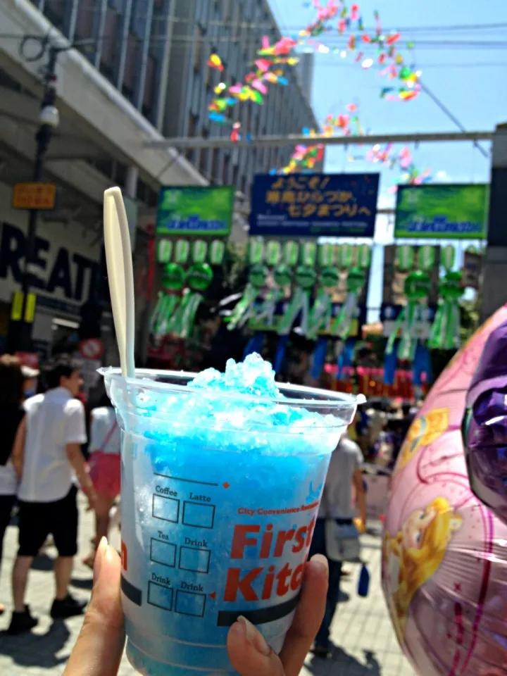 かき氷🍧at七夕祭り🎋|みきぴょん♪さん