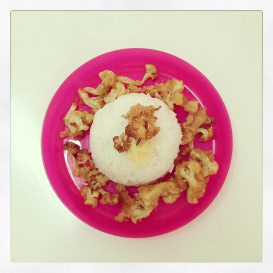 Egg-fried Cauliflower with Warm Rice|Jillさん