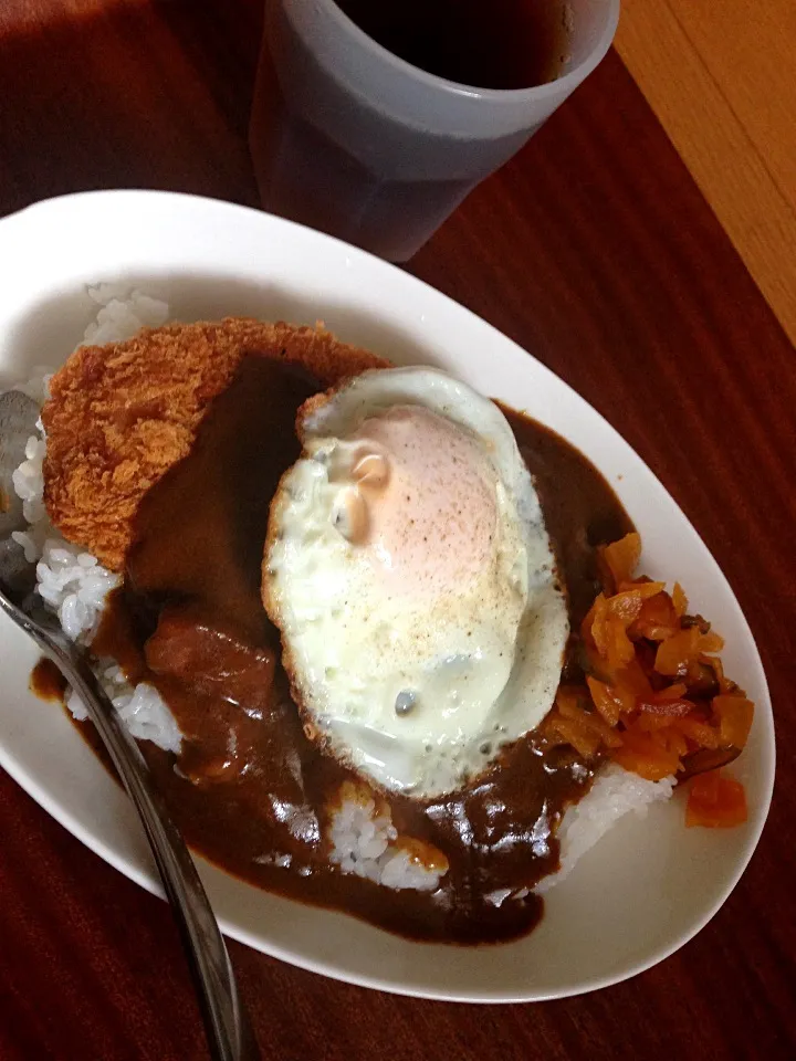 お家カレー学食風|ハタボーさん