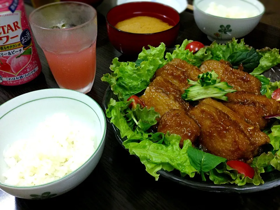 マグロの竜田揚げ・おろしポン酢和え|しゅなさん