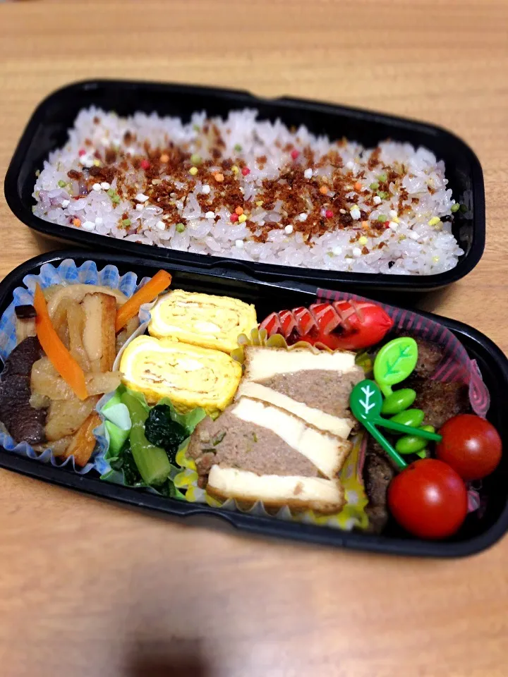 7月8日カレ弁当^_^|ともさん