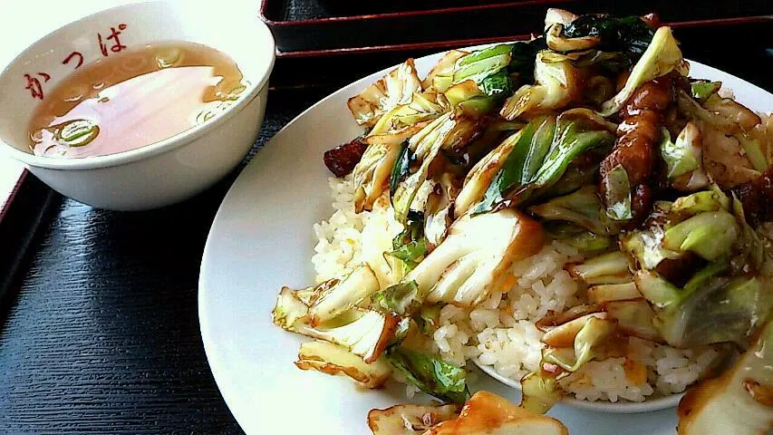 伊豆で食べた肉チャーハン|はらさん