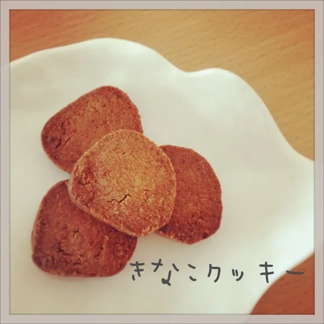 Snapdishの料理写真:なかしましほさんのきなこクッキー|rieさん