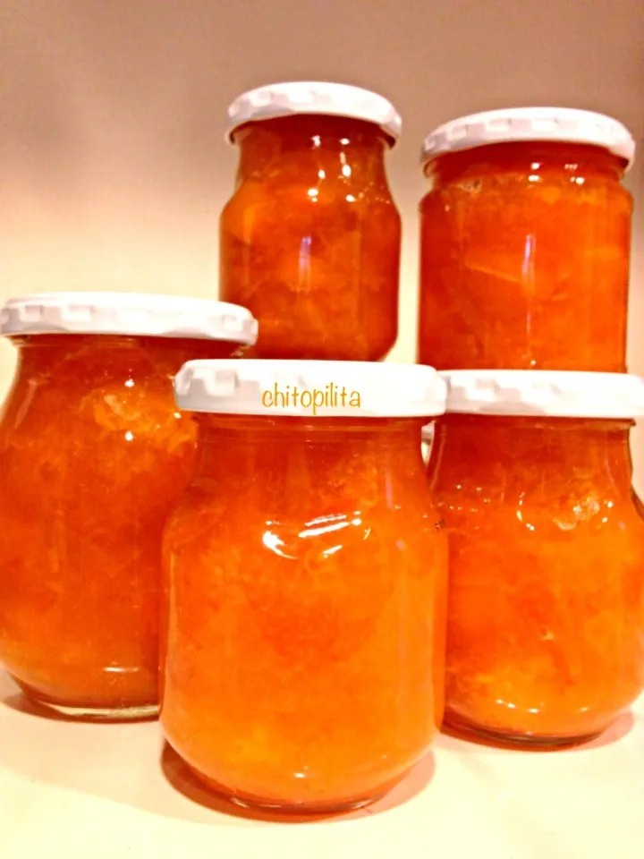 Snapdishの料理写真:Confiture abricots - Apricot jam 2013|chitopilitaさん