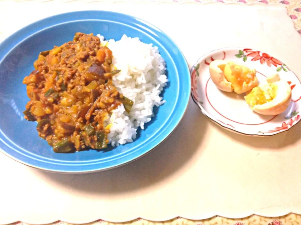 ドライカレー 酢醤油たまご|京免夕李子さん