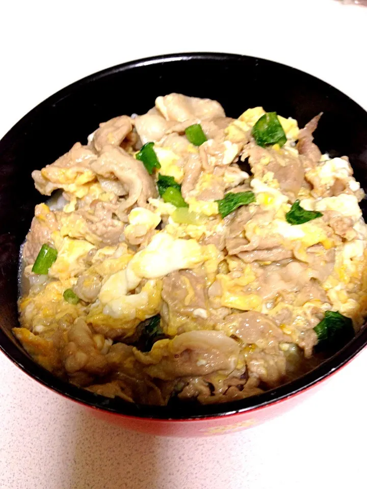 Snapdishの料理写真:めんつゆで親子丼|かなさん