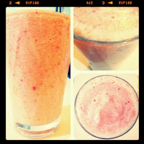 smoothie before sleep... melon'apple'raspberry...|Asti 🌸🌸さん