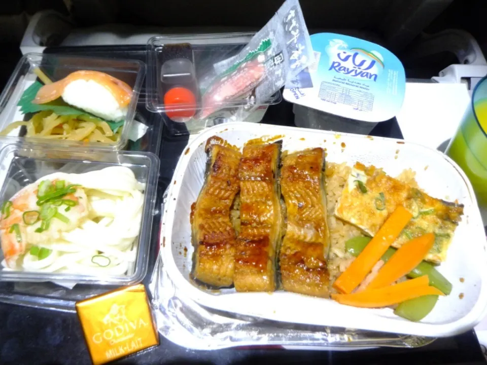 カタール航空機内食　ドーハ→関空  昼食|離乳食完了期 1歳さん