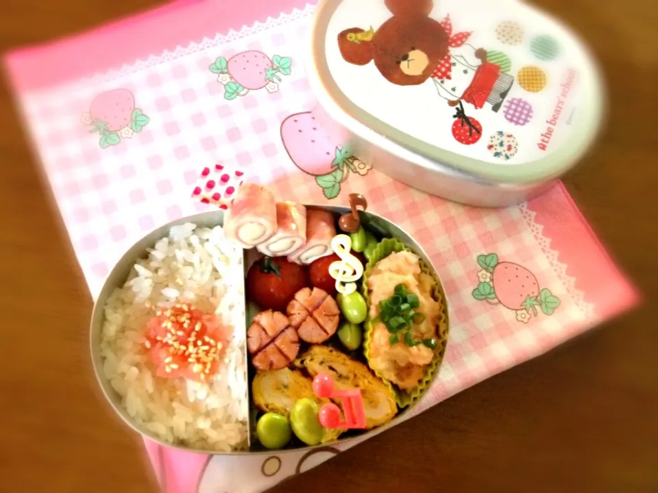 ふつう弁〜♡たらこのお弁当♡|まなちゃさん