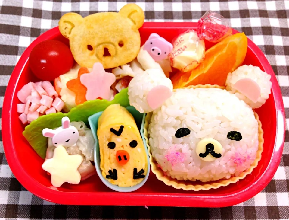 Snapdishの料理写真:コリラックマお弁当（≧∇≦）|ひよさん