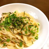 柚子胡椒バターうどん|はるさん