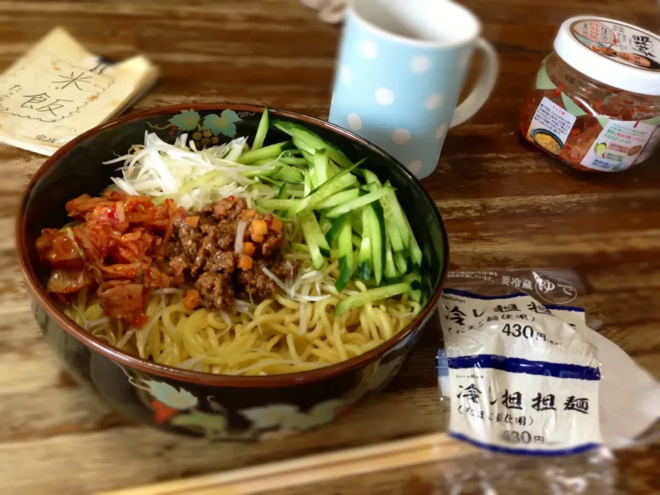 Snapdishの料理写真:冷やし担々麺（たまご麺使用）|小林美緒さん