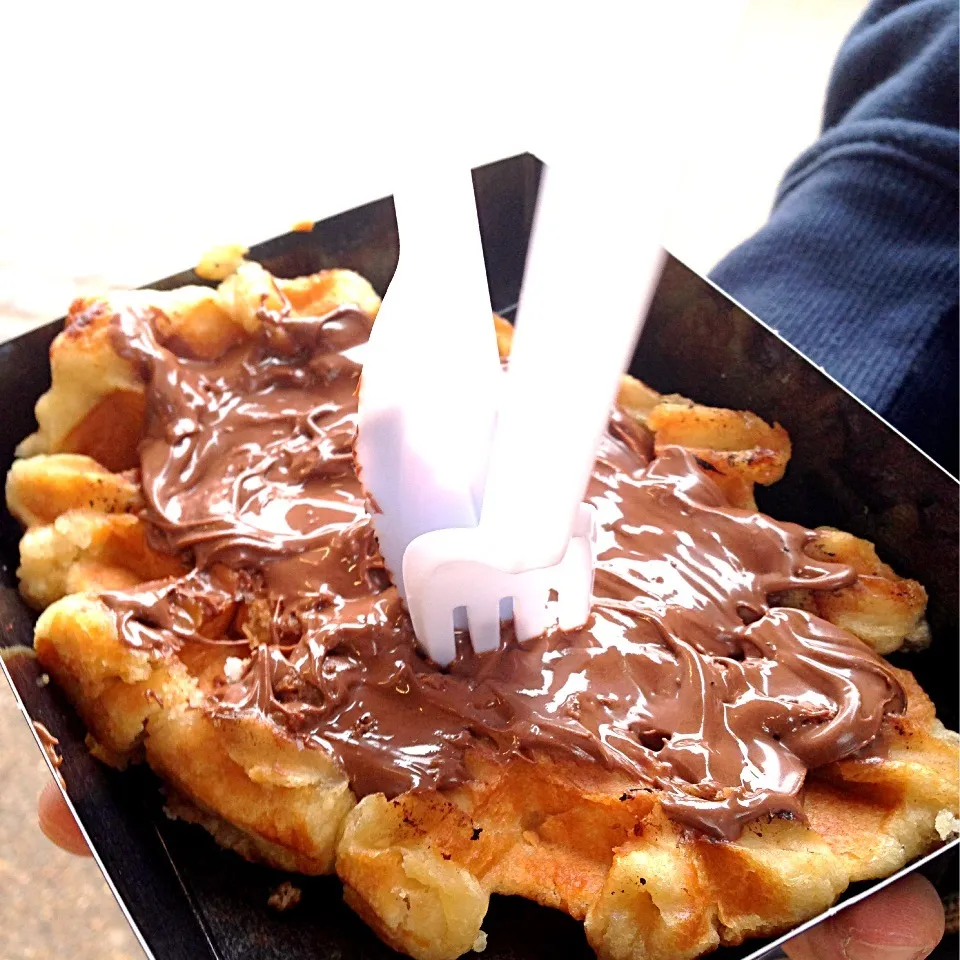 Nutella waffle|sweeettooothさん