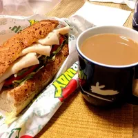 Snapdishの料理写真:ターキーブレストサンド(subway)|中町さん