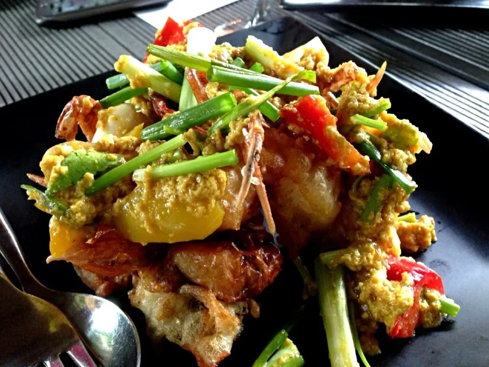 Soft shell crab with curry sauce|Pammy Chaivikraiさん