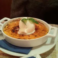 Crema Catalana con gelato al fior di latte|Debora Manfroniさん