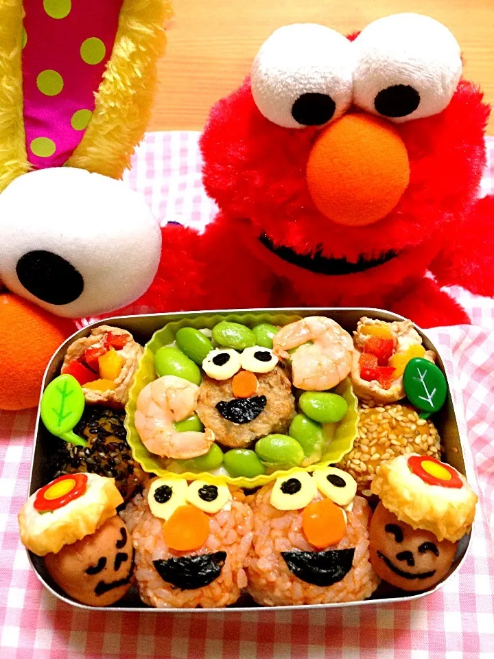 Snapdishの料理写真:ELMO-chan Bento❤💛❤💛|ともきーた (伊藤 智子)さん