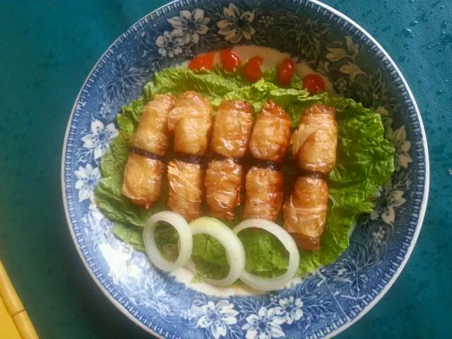 chicken garden spring rolls|vitantriさん