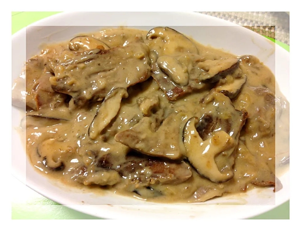 Lengua in cream mushroom...|Twinkleさん