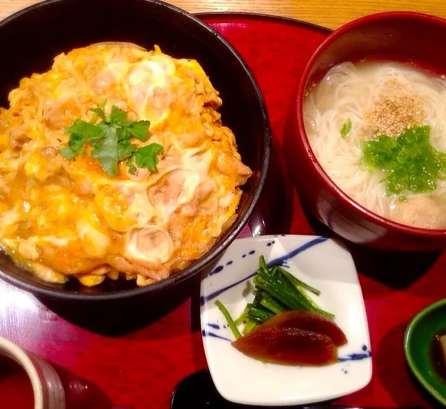 親子丼にゅうめんセット|じゅんさん