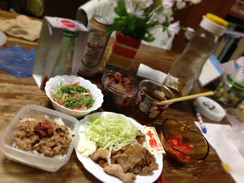 Snapdishの料理写真:H25.7.10 晩ご飯(๑>◡<๑) ɭ ɿ兯ƕ❤|小林美緒さん