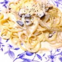 きのこのチーズクリームパスタ|渡邊祥子さん