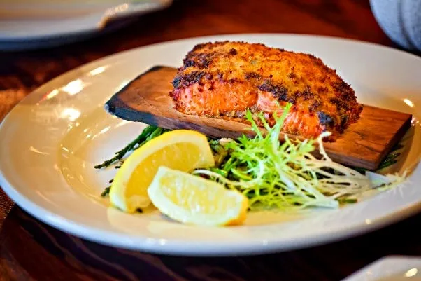 Cedar Salmon with a horseradish crust|shaun spoonerさん