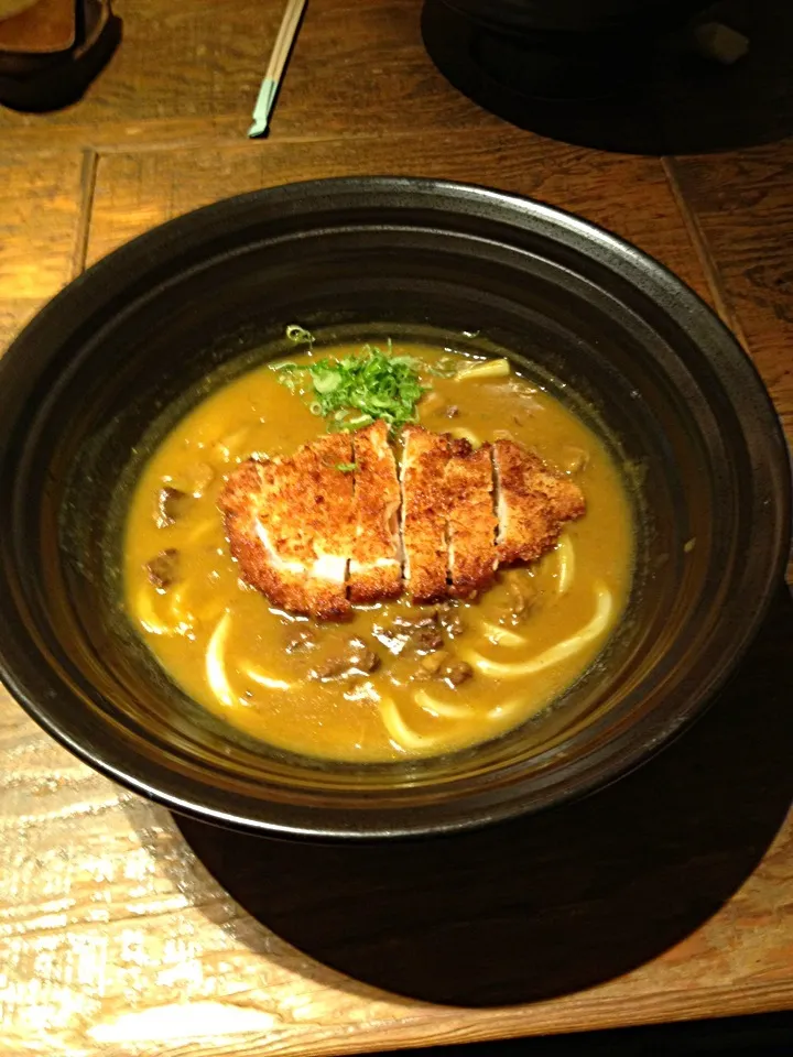 カツカレーのうどん♪(´ε｀ )|チロルさん