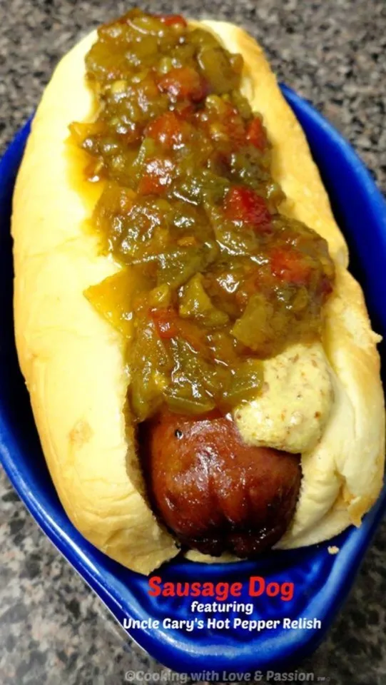 Uncle Gary's Gourmet Hot Pepper Relish Sausage Dog|Gary Langerさん