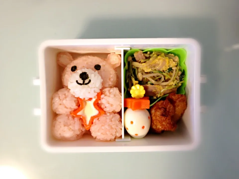 2歳娘のリクエスト☆ ピンクのくまさん弁当|YmomYさん