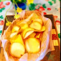 Snapdishの料理写真:卵白を使って、チュイール！|エチゴ姫さん