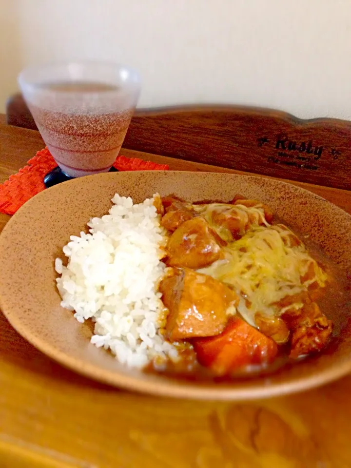 チキンカレー♪チーズトッピング|ちゃ〜さん