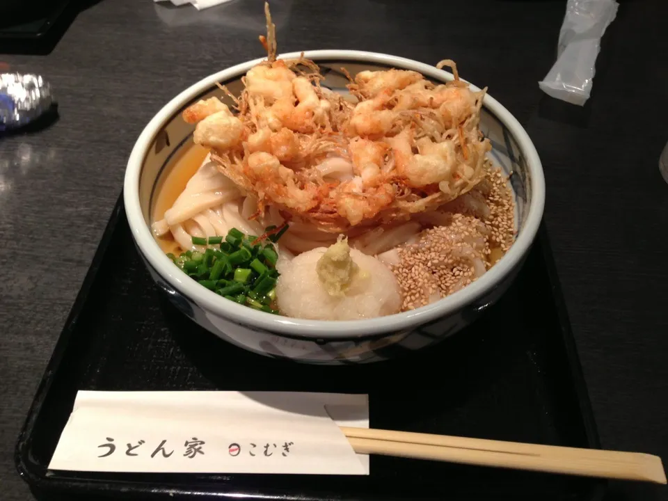 ぶっかけ小海老ごぼううどん(冷)|よっしーさん