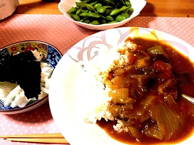 トマトとナスの夏野菜カレー|美和さん