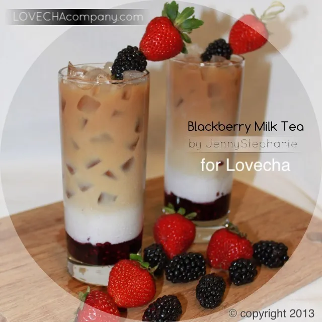 Blacberry Milk Tea|LovechaCompanyさん