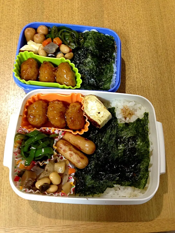 海苔弁当。7月12日。|さくちゃんさん