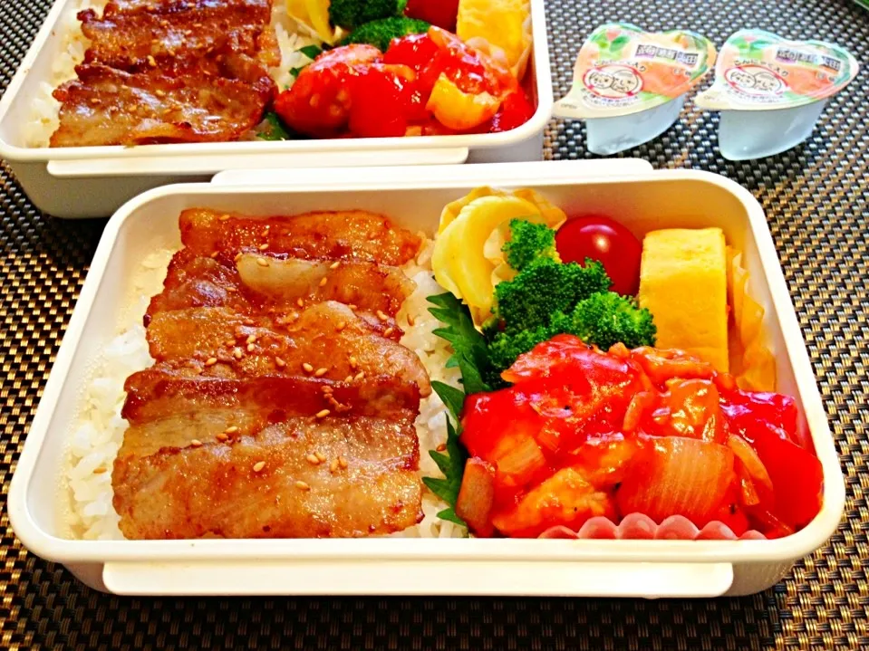 Snapdishの料理写真:7/12 👦👦中高生のお弁当|ピロさん