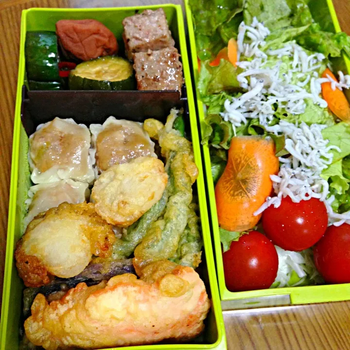 週末残り物弁当(^_^;)|wildcat山猫さん