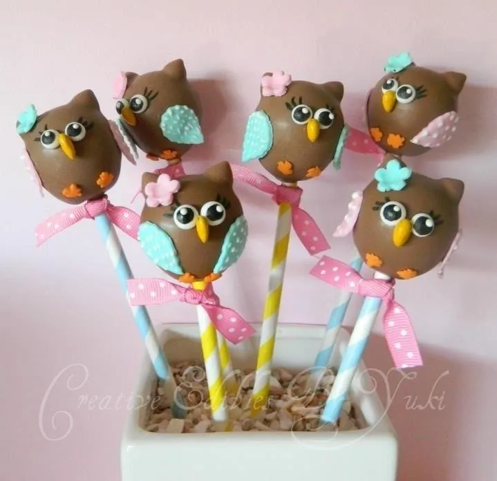 Cakepop owls !!|mya comstockさん