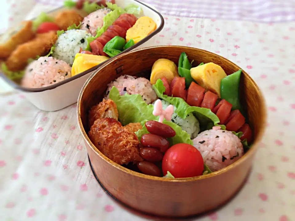 7月12日  白身魚のフライとこむすびのお弁当|かとっちみゆさん