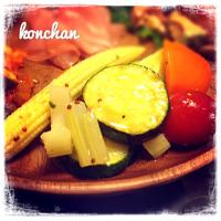 麻紀子さんの夏野菜のアンチョビソースマリネ