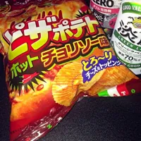 Snapdishの料理写真:半身浴したから、ビールが馬過ぎる(இɷஇ )