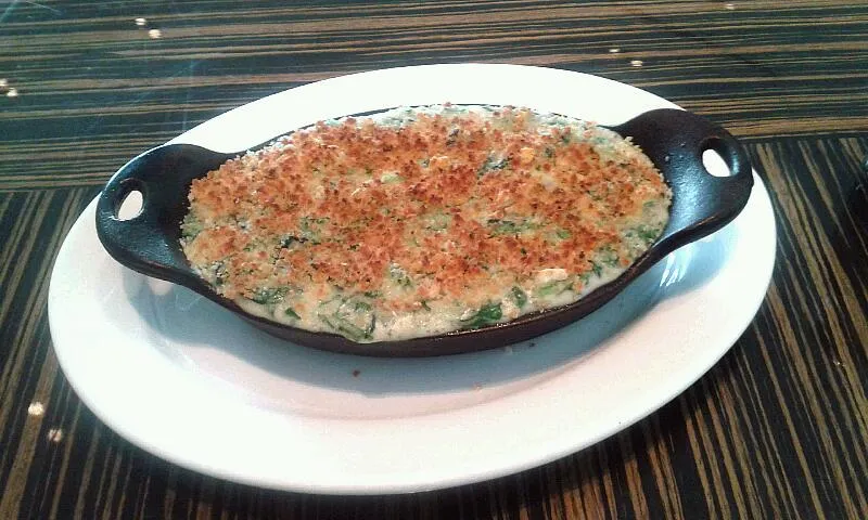 Creamed Spinach & Toasted Truffle scented Panko crumbs|Bryan S. Mooreさん