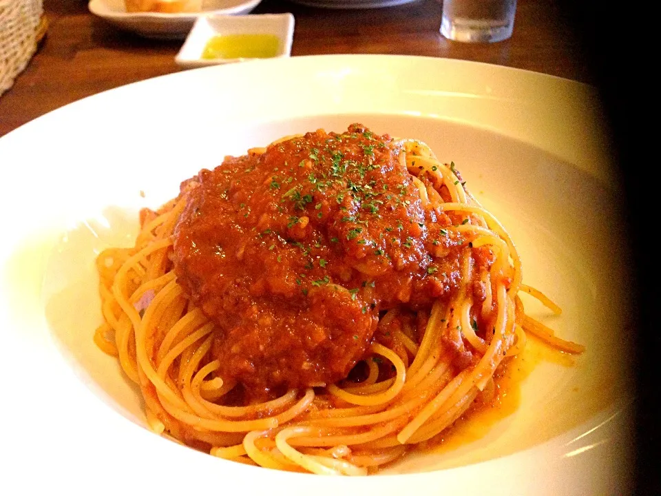 タコのラグーンソースパスタ|ちびさん