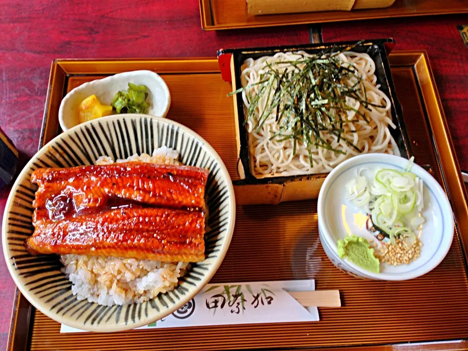 うな丼とざる蕎麦セット|TOMOさん