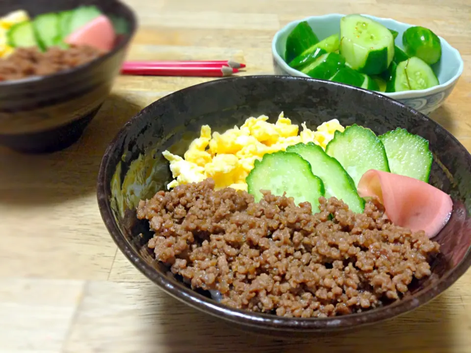 そぼろ丼|みそぎさん