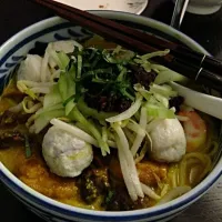 Snapdishの料理写真:Home Cook Nyonya Laksa|sengkitさん