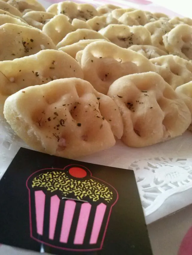 Mini #focacce con mousse de #mortadella|Ale Manjarettiさん