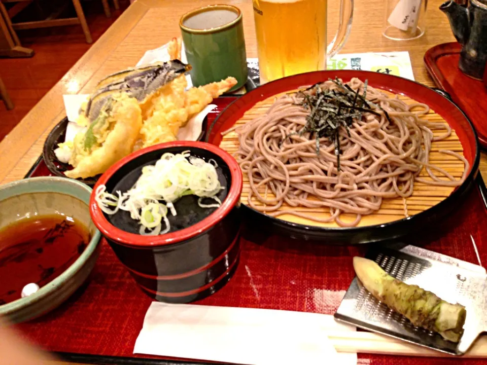 天ざるそば定食|小環さん